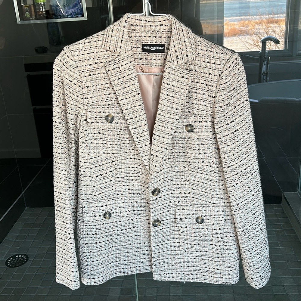 Karl Lagerfeld tweed blazer